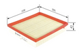 BMW F30 318i B38 AIR FILTER